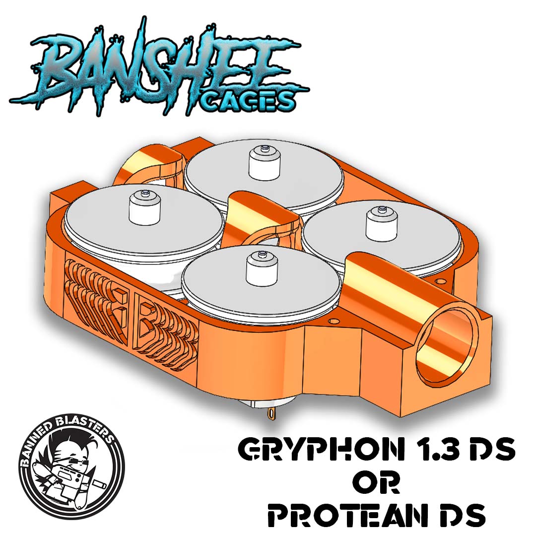Banshee Cage Set- Gryphon 1.3 / Protean Dual Stage – Banned Blasters