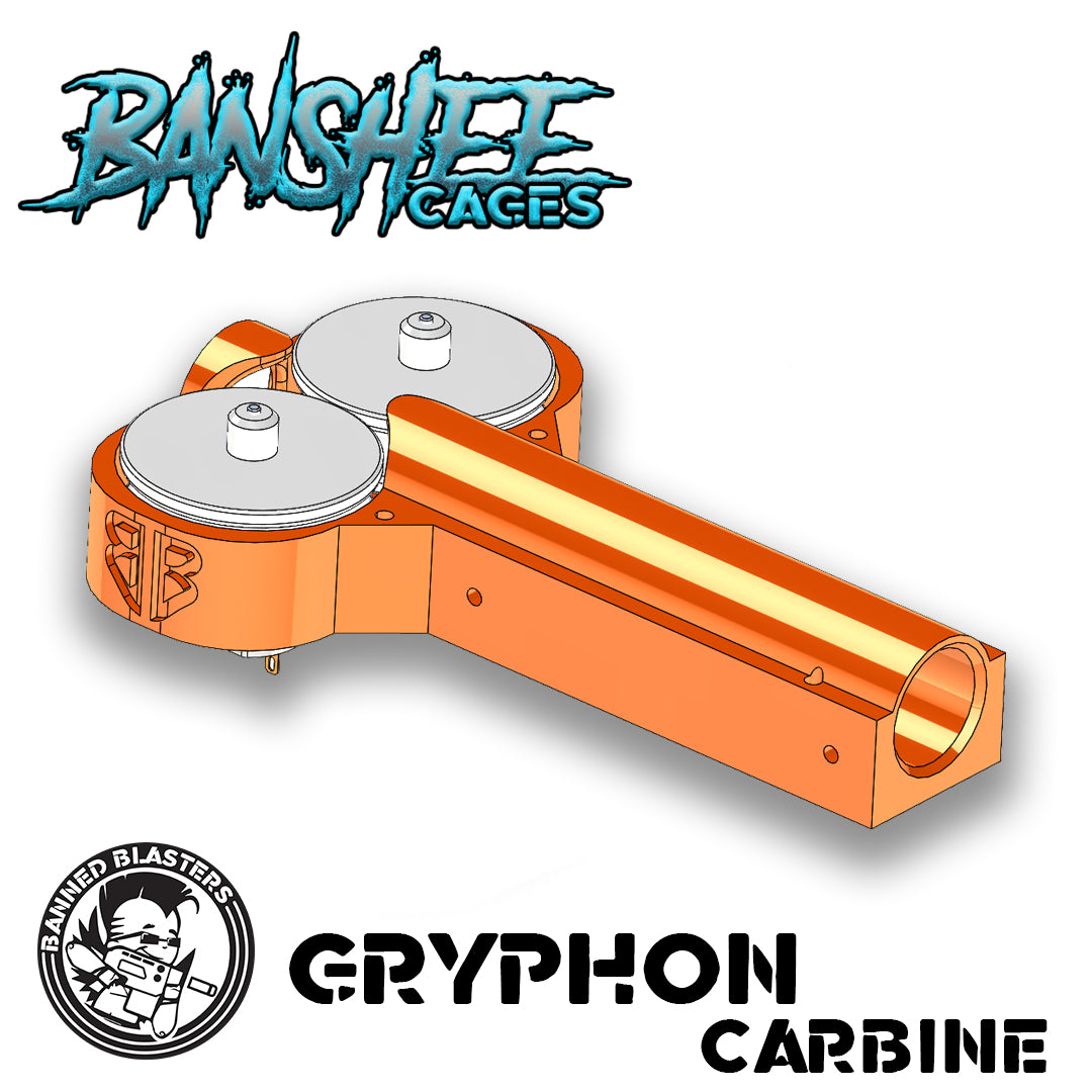 Banshee Cage Set- Gryphon Carbine – Banned Blasters