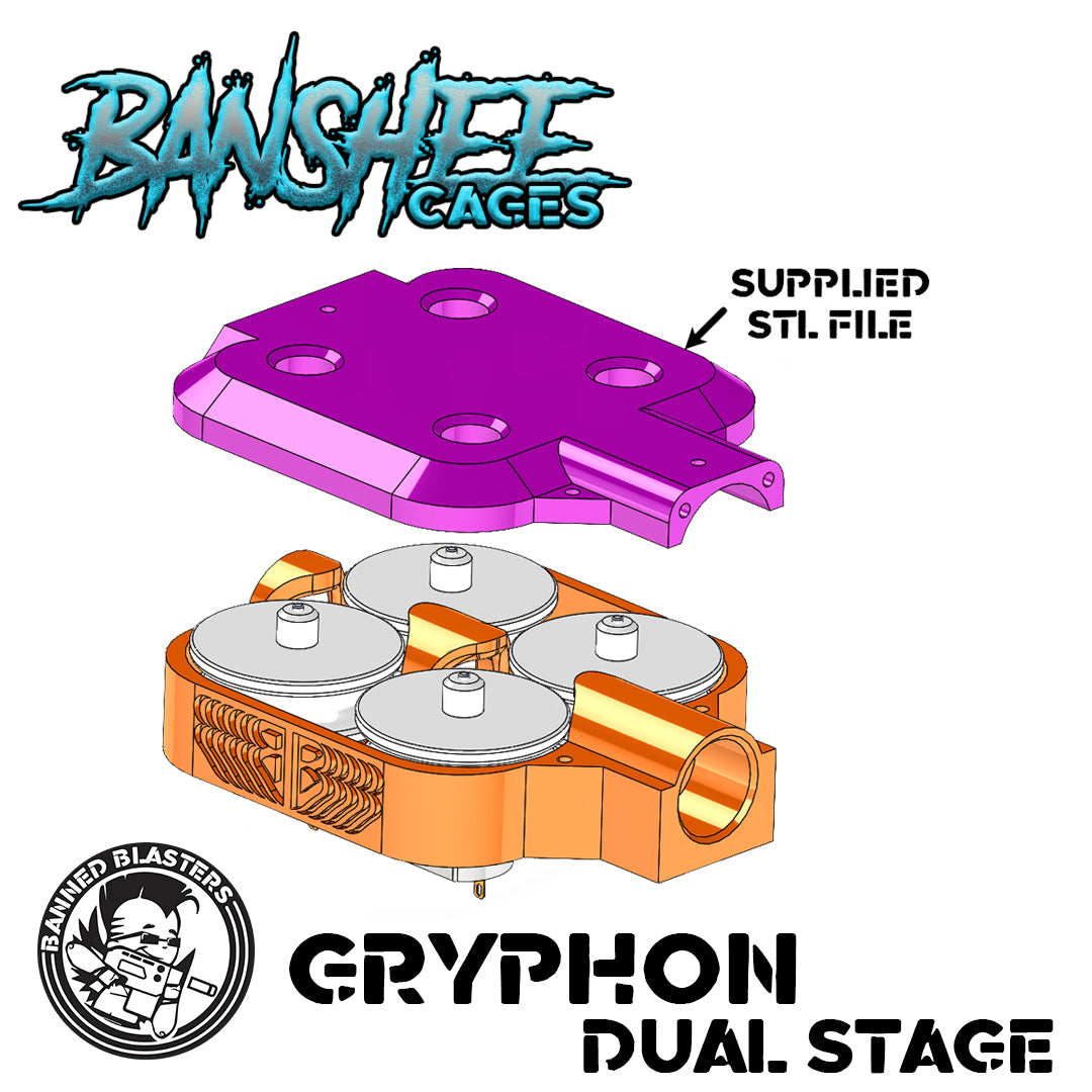 Banshee Cage Set- Gryphon 1.3 / Protean Dual Stage