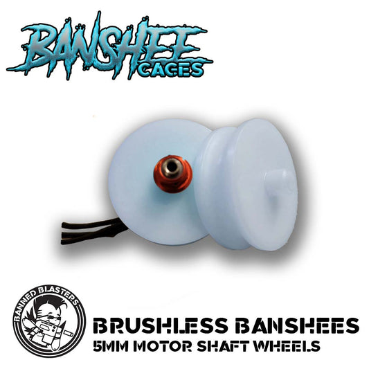Brushless Banshee Wheels - 5mm shaft Brushless Motors (Pair)