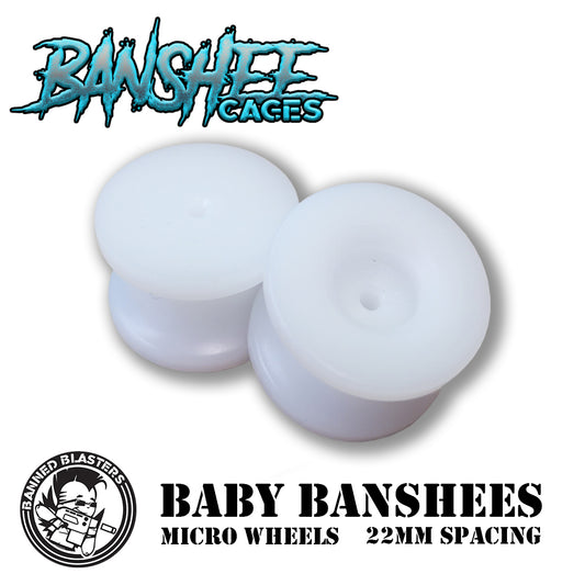 Baby Banshee Micro Wheels (22mm spacing) (Pair)