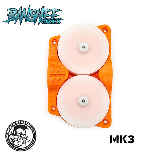 Top view of the Banned Blasters Banshee Cage for the Dart Zone MK3